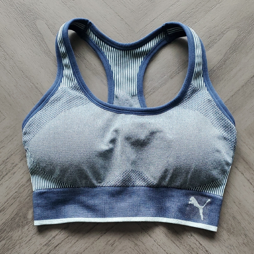 Puma Women's Blue Sports Bra